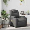 VidaXL Reclining Massage Armchair, Relaxation Chair with Cup Holders, Seat with Backrest and Armrests Living Room, 372399