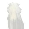 Cathedral Bridal Headpiece White Bride Veils Comfortable and Multilayer Tulle Veils Headpiece for Wedding Ceremony Wear