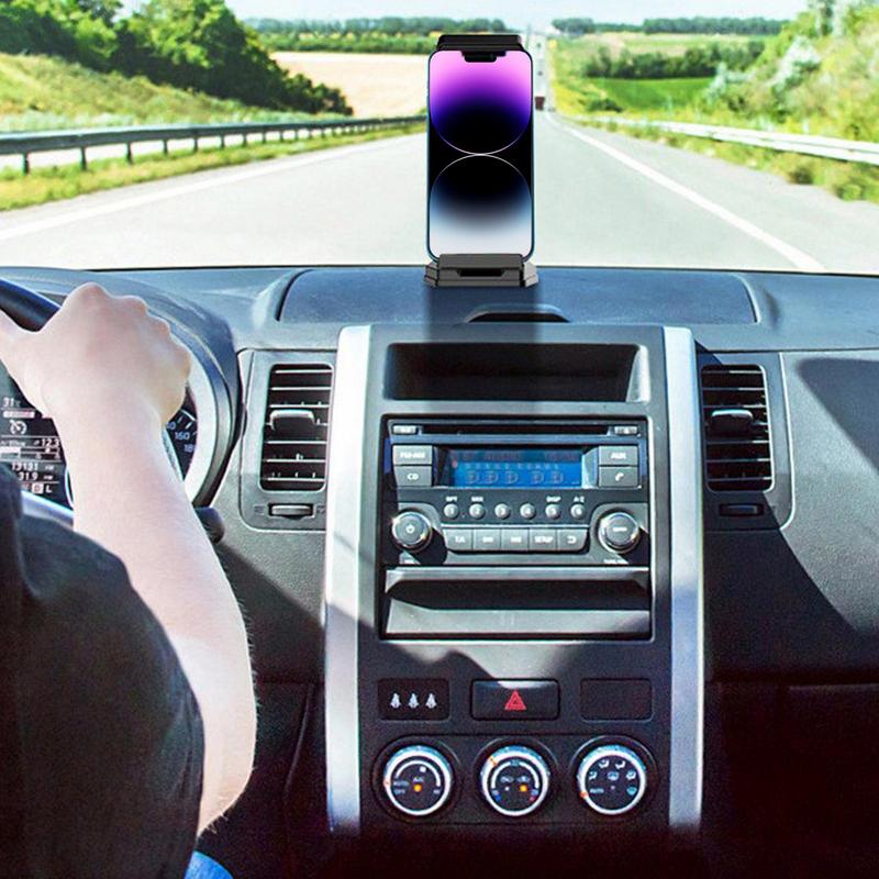 Suport telefon pentru tabloul de bord auto reglabil, suport telefon mobil, suport pentru navigator tabloul de bord auto, consolă centrală, suport telefon