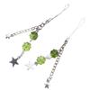 Cute Beaded Star Phone Chain Ornament Heart Beaded Cellphone Pendant Phone Lanyard Bag Charm for Fashionable Individuals