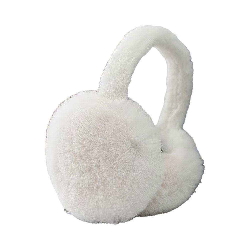 Fashion Earmuffs Outdoor Cold Protection Women Men Faux Fur Ear-Muffs Foldable Earflaps Soft Plush Ear Protectors