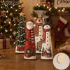 2D Flat Santa Tabletop Ornament Separate Base Reindeer Christmas Sign  Window Display