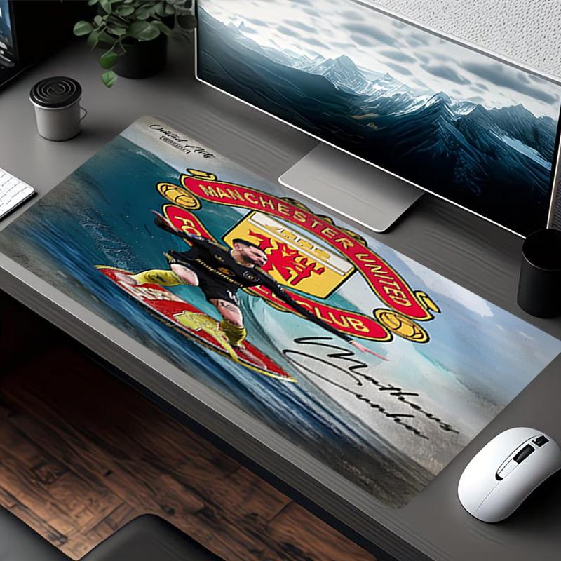 Football team.C Print Mouse Pad, for Keyboard Pad Laptop PC Mat for Office Home Use, Desk Decor, Perfect Birthday Gift for Gamers