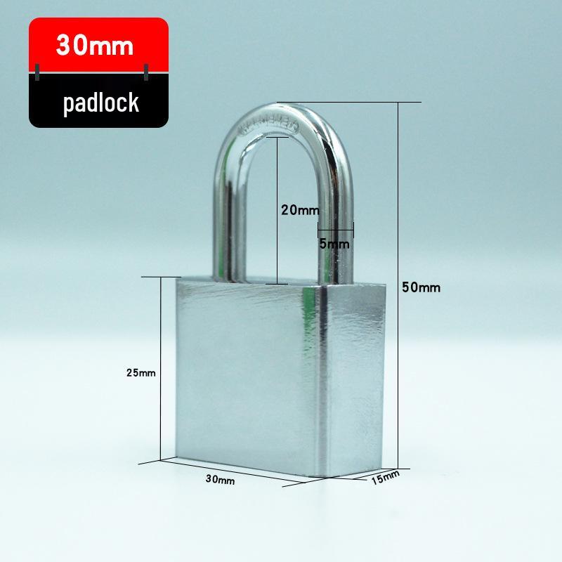 Sukepu Anti-Theft Stainless Steel Slide Bolt Door Latch & Lock for Left/Right Doors