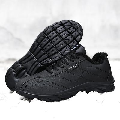 Winter Herrenstiefel Wasserdichte Schneestiefel Bequeme Sneaker Herren Arbeits-Freizeitschuhe Rutschfeste Leichte Gummisohle Laufschuhe Herren