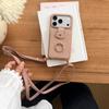 Crossbody Long Lanyard Vertical Card Solt Ring Holder Leather Wallet Case for iPhone 17 Pro Max 16 Plus 15 14 13 12 11 Bag Cover