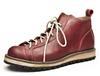 Herren Amekaji Stil Hohe Arbeitsstiefel, Robuste Britische Vintage Lederstiefel mit Klobiger Spitze und Klobiger Sohle, Robust & Lässig