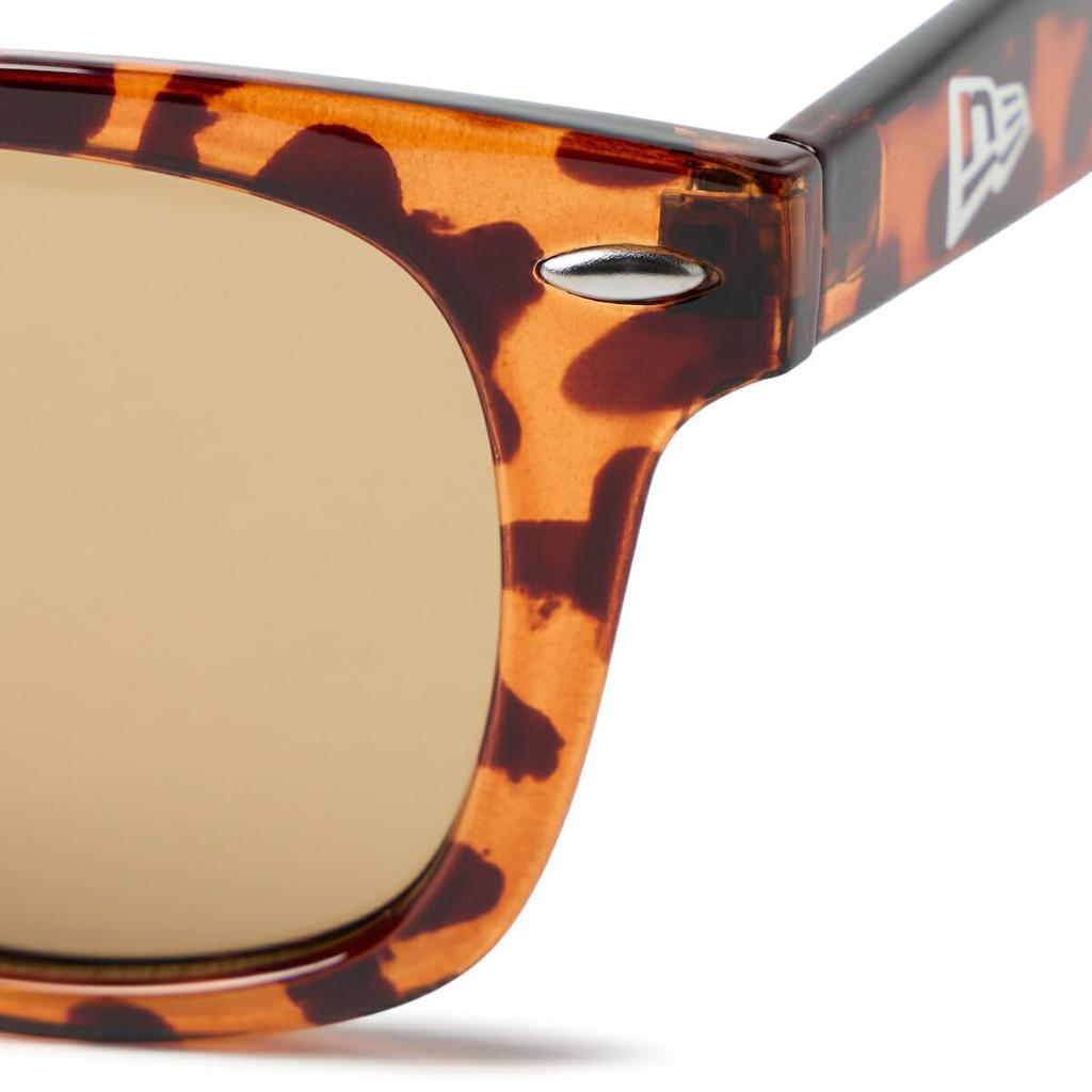 Sunglasses UV Protection Lens FREE SUNGLASSES WLTN BROWN [New Era] Tortoiseshell/Brown