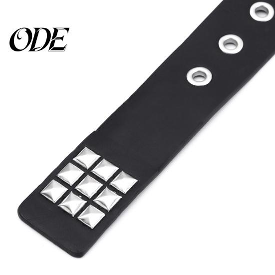 Cintura Stile Rock Punk con Borchie Quadrate Regolabile Accessorio Borchiato Cintura Donna Ragazze Accessori Scena Gotica Retro