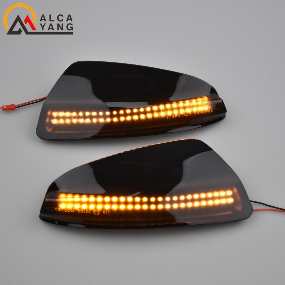 2PCS Turn Signal Light Side Mirror Indicator Blinker for Mercedes Benz C Class W204 S204 Viano Vito W639 ML W164 White LED DRL