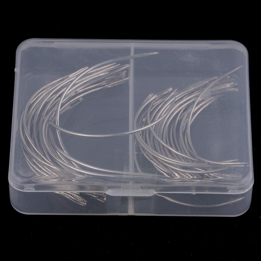 Mixed Size Curved Steel Upholstery Sewing Accessories for Embroidery Quilting Crafting Supplies