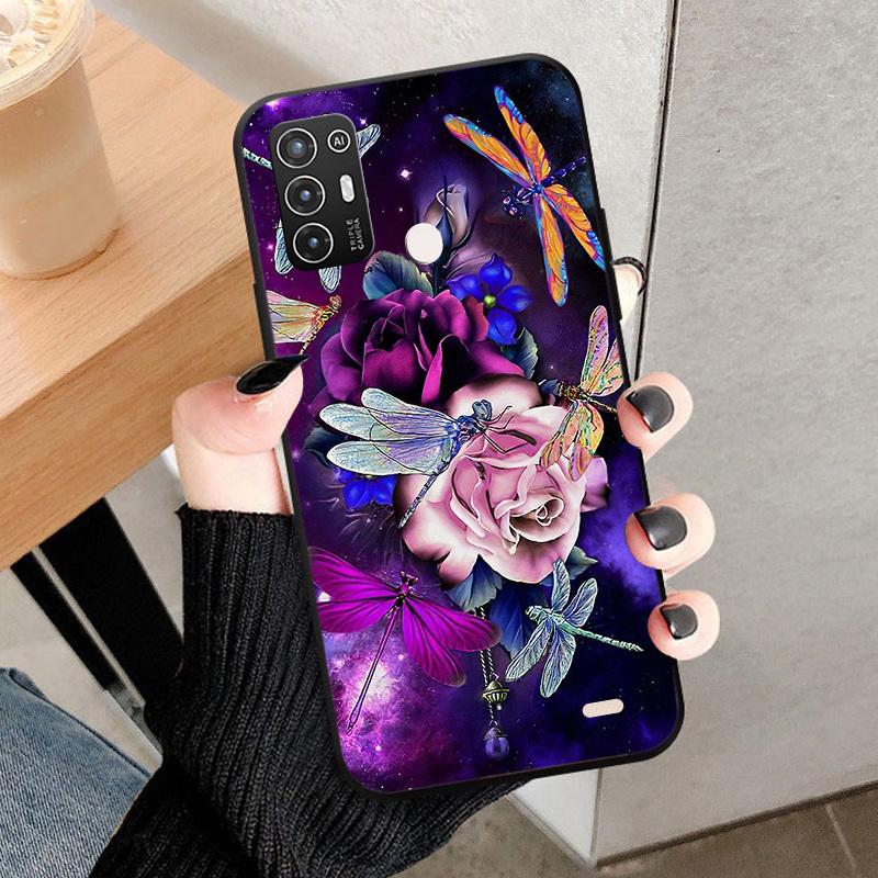 Soft Case For ZTE Blade A52 Shockproof Protective Back Cover For ZTE Blade A52 Fashion Painted TPU Silicone Phone Case Cover
