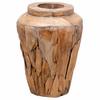 vidaXL Deko-Vase 40 X 60 Cm Massivholz Teak