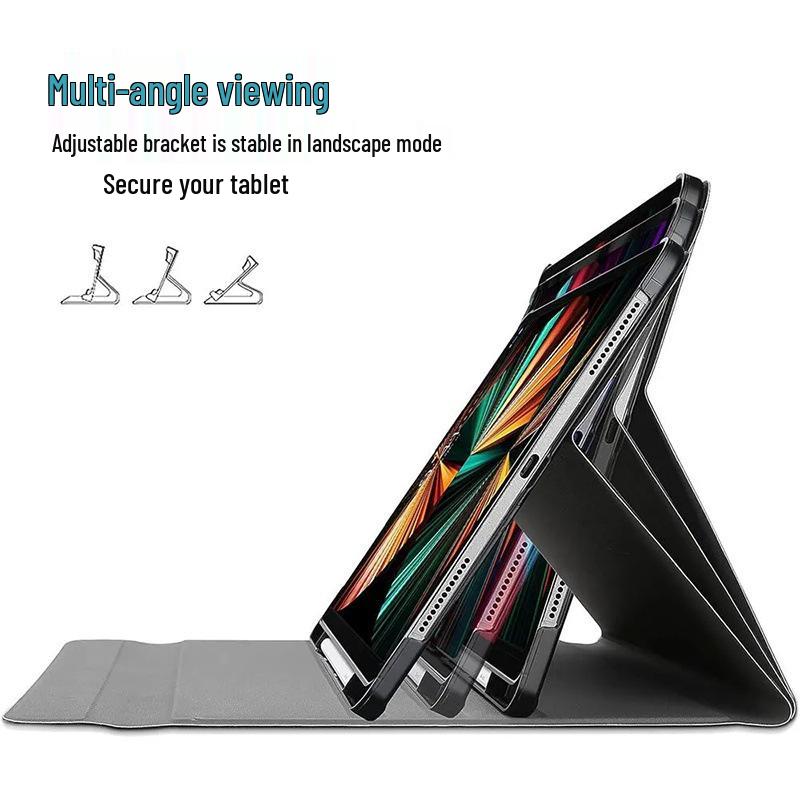Samsung A9 Plus Tablet Lederen Magnetische Beschermhoes met Pennenhouder voor S10 Lite, A8, S9FE+, Valbestendige S11 Hoes.