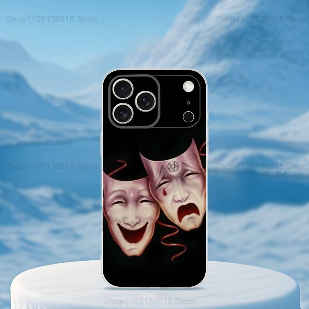 Band M-MOTLEY C-Crue Rock For iPhone 16,13,12,11,17,14,15,Pro,Max,Plus,X,XS,XR,SE,Mini Transparent Soft Silicone Case