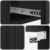 Wall Mounted Side Table Black 87.5 X 34.5 X 17 Cm
