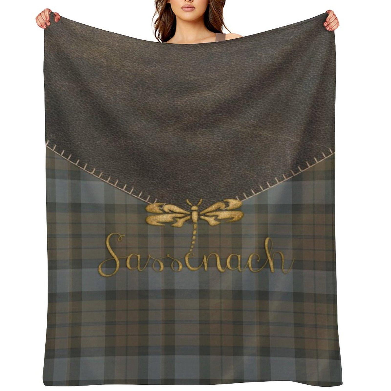 

Кожа и тартан - Плед Сассеннах Одеяла-стеганые одеяла Для кровати Теплое одеяло на зиму Одеяла 30x40in