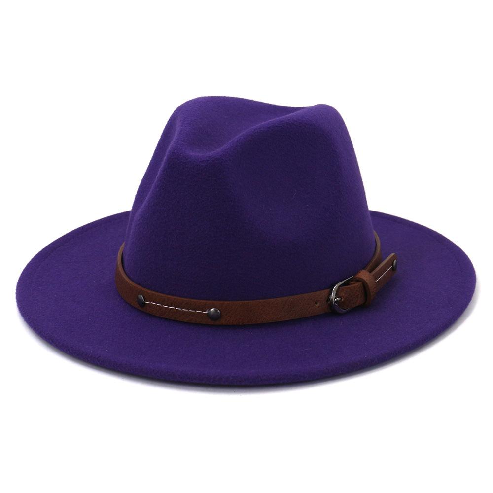 Fedoras Winter Hut Für Frauen 59-61 CM Männer Panama Gefilzt Jazz Hüte Neue Trilby Kirche Kappe sombreros de mujer