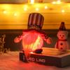 Patriotic Flag Dwarf Doll: Striped Faceless Ornament for Independence Day