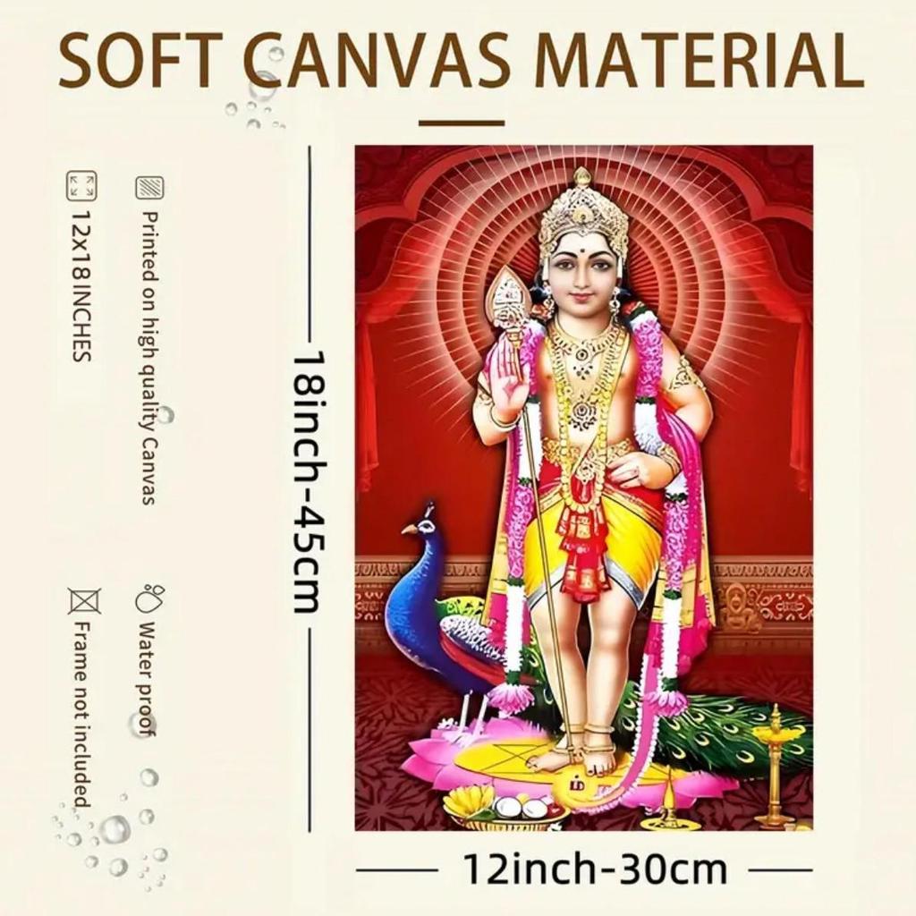 Religious Figures Decorative Oil Canvas Painting with Pine Wood Frame for Living Room