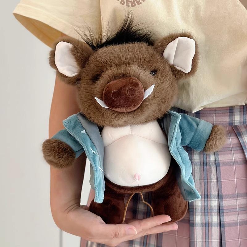 Internet Celebrity Style Black Myth: Wukong Zhu Bajie Plush Toy Backpack Pendant - Perfect Boyfriend Gift