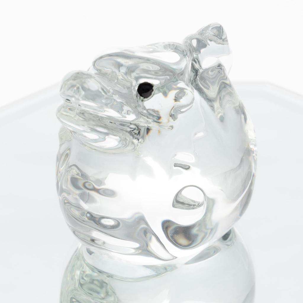 Seto Togeisha 2024 Zodiac Figurine Compact Dragon Dragon Tatsu New Year Decoration Good Luck Kagami Ruri Fukushin Shoho Kiln 168