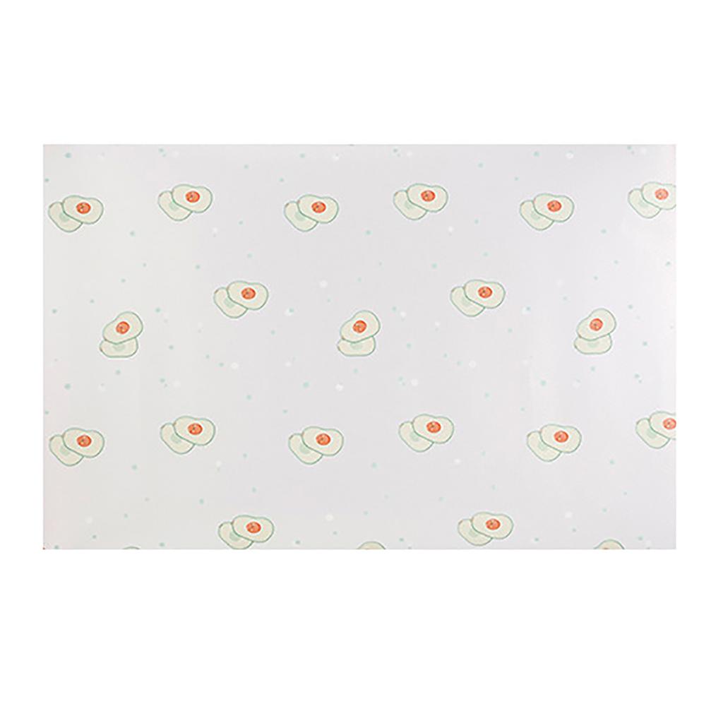Refrigerator Liner Multipurpose Dustproof Waterproof Oilproof Cute Print Cupboard Mat for Drawer