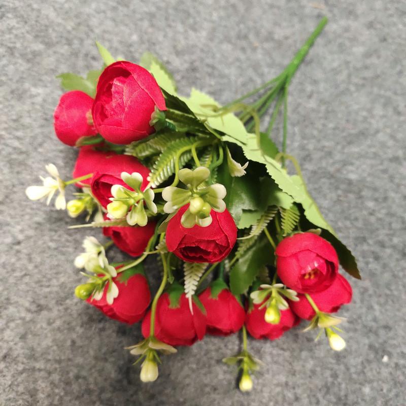 Floral Camellia Arrangement Decor Silk Flowers Weddings Photography Props