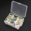200pcs Multicolor Straight Pins Flower Head Craft Positioning Pins Quilting Pins  For Crafting