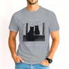 Funny Black Cat Tshirt Unisex Funny Cat Meme Fashion Casual Tops Animal Cat Lover Gift Shirt Design Short Sleeve T Shirt Tops