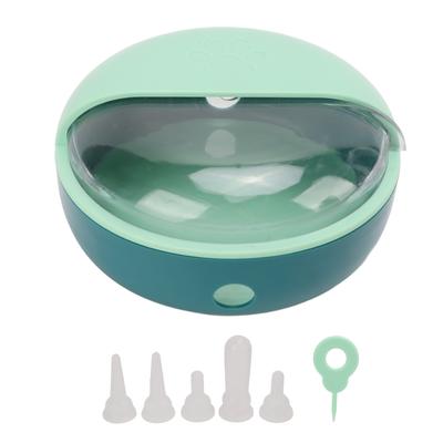 Pet Nipple Feeder Simulated 5 Silicone Nipples Food Grade Small Pet Milk Bowl for Rabbits Puppy
