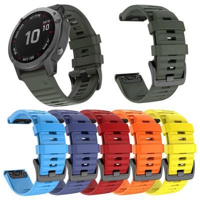 26/22mm Armband Für Garmin Fenix ​​7 7s 7x 6 6S 6X Pro 5 5X 5S 5S Plus 3HR 935 Silikon Band Fenix6 Uhr Easyfit Handgelenk Strap
