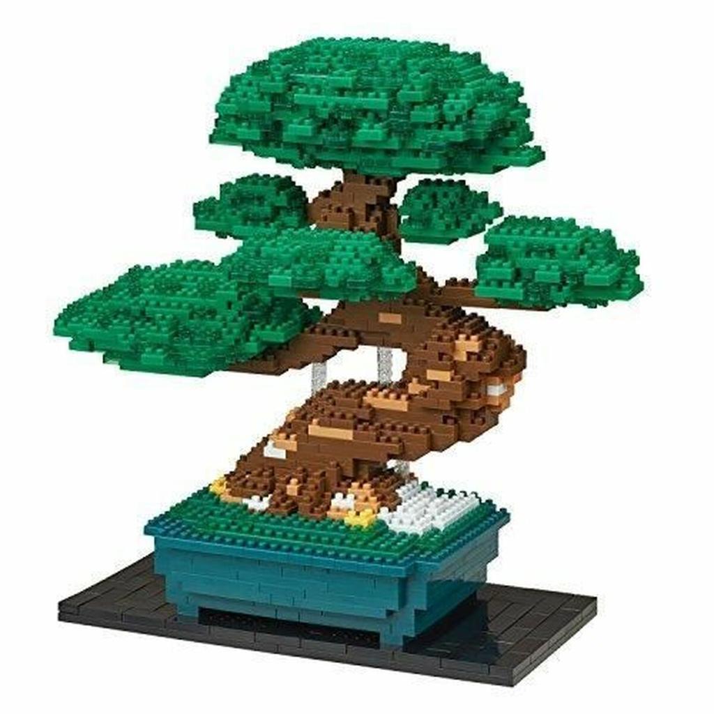 Construction set Nanoblock Bonsai Pine Deluxe Edition NB-039