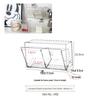 Armoire Miroir de Salle de Bain en Acrylique & Support de Rangement pour Cosmétiques