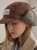 Olinkeompeulliteu Sprinkle Teddy Reversible Trooper Hat (Brown)