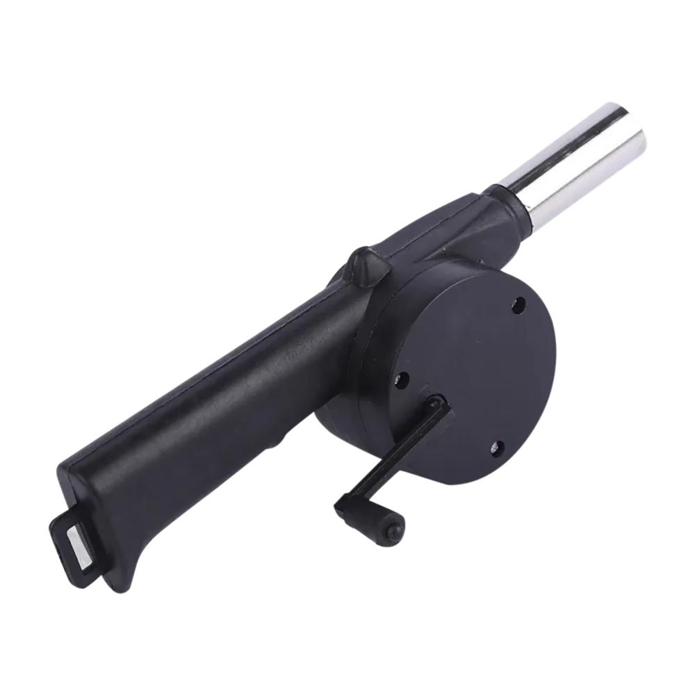 Portable Hand BBQ Fan Outdoor BBQ Fan Air Blower For Barbecue Picnic Manual Grill BBQ Fan Fire Bellows BBQ Tools чёрный