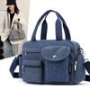 New Canvas Bag 2025 Portable Shoulder Messenger Bag Business Women's Bag Fashion Casual Trend Canvas Women's Bag
