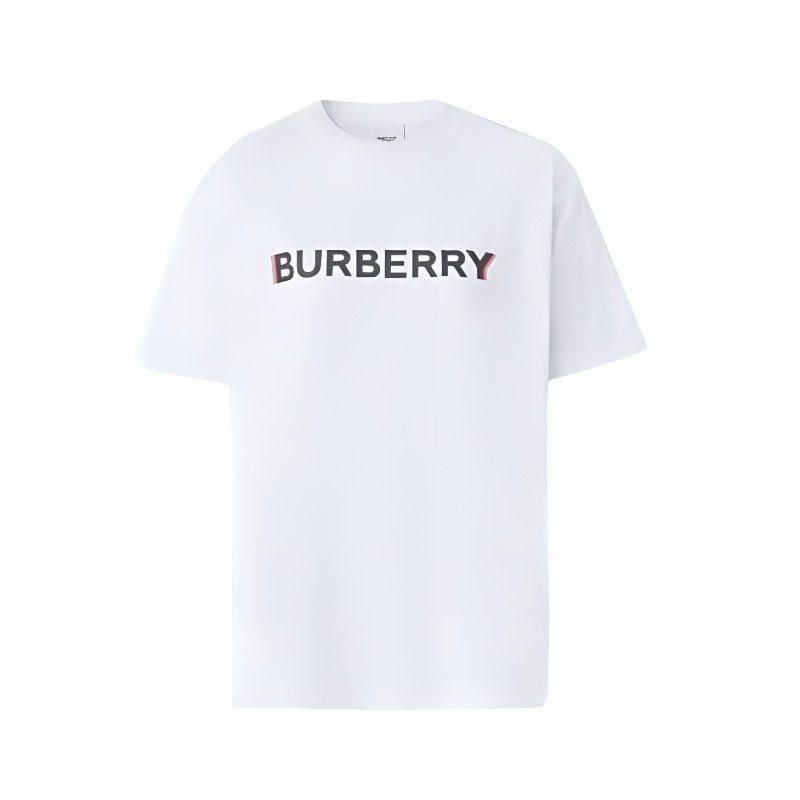 Burberry T Shirts Men's White Crew Neck Moderate 80781201