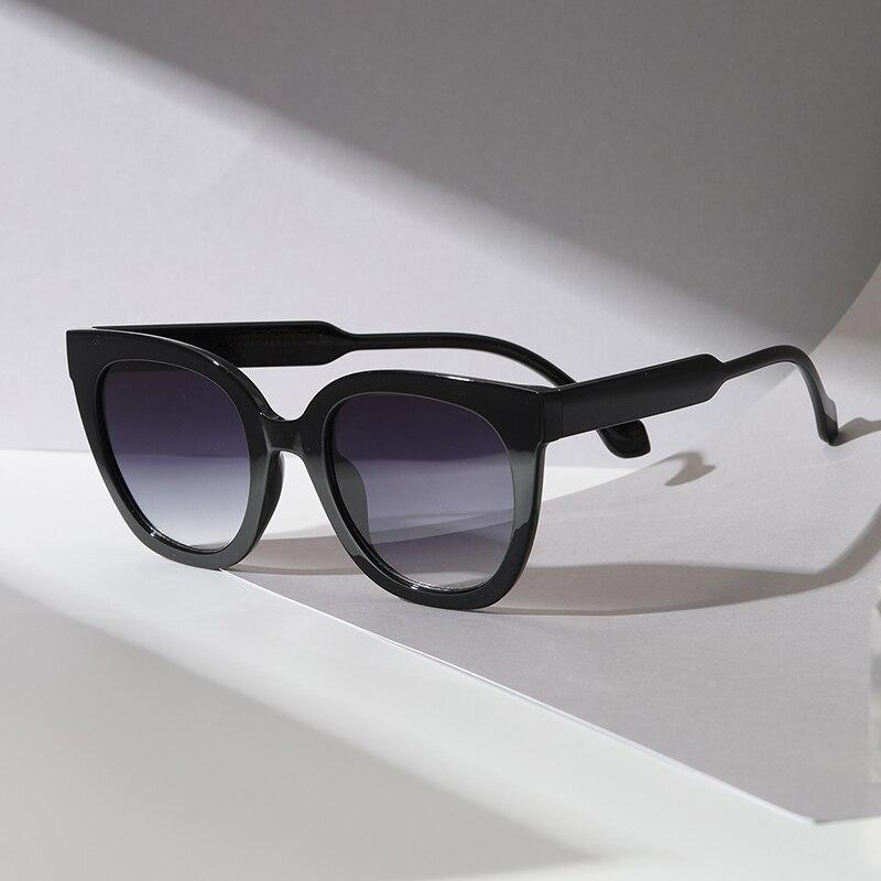 Vintage Leopard Round Sunglasses Woman Fashion Cat Eye Mirror Sun Glasses Female Brand Designer Classic Gradient Oculos De Sol