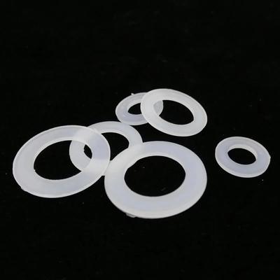 500Pcs M2 M2.5 M3 M4 M5 M6 M8 M10 Șaibă plată din plastic alb nailon Șurub Bolt Garnitură plată Șaibă izolatoare Kit de asamblare