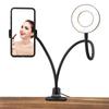 USB Powered Adjustable LED Fill Light Photography Light Phone Bracket for Live Broadcast Black