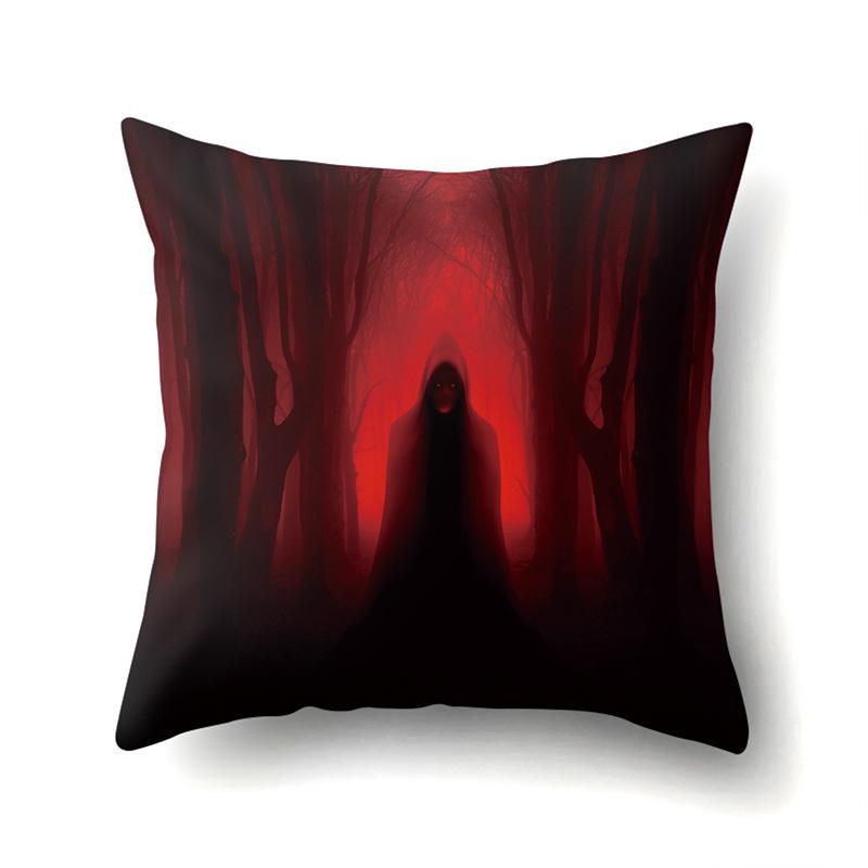 Halloween Polyester Pillowcase Car Pumpkin Sofa Cushion Cover Office Home Living Room Pillowcase