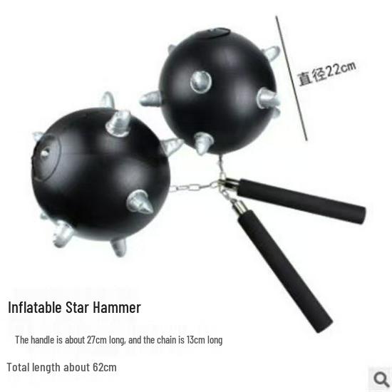 Large Inflatable Wolf's Tooth Hammer Toy - Popular at Night Markets and Scenic Spots