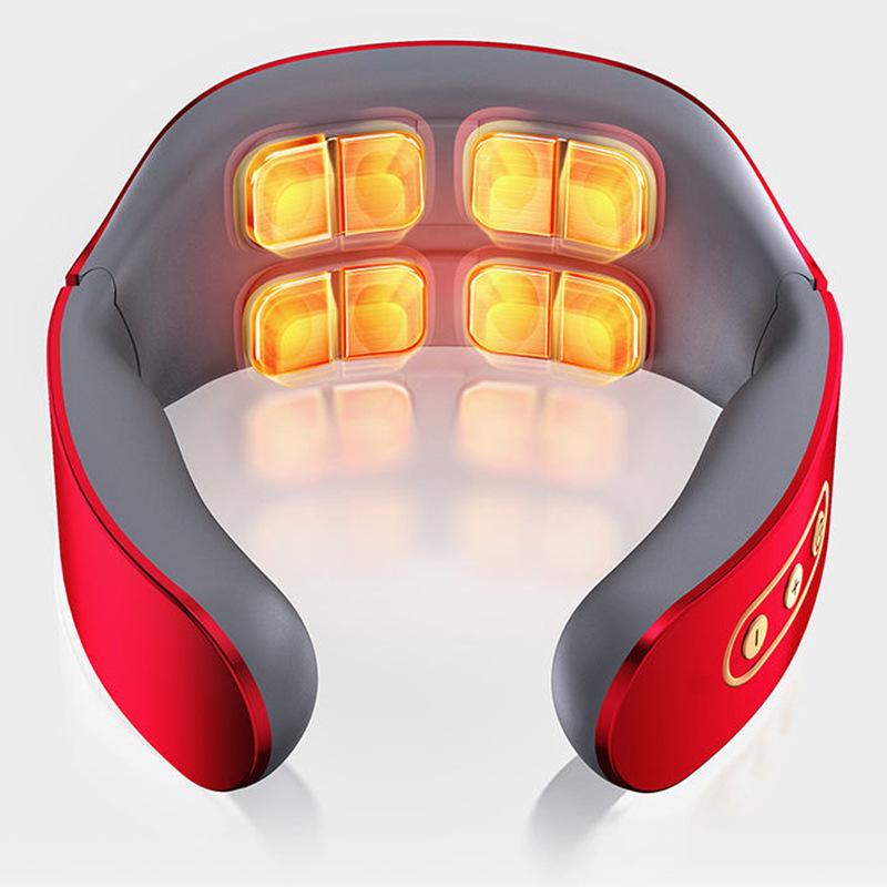 Cervical Massager Multifunctional Pulse Massager Household Portable Neck Physiotherapy Instrument