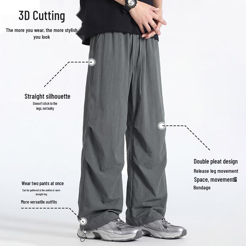 Jeanswest Men's Quick-Dry Cargo Jogger Pants
