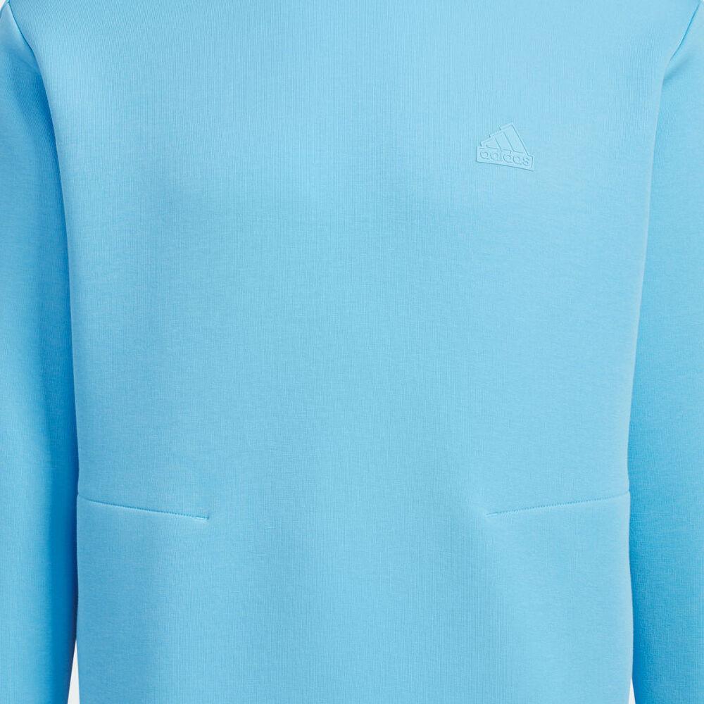adidas Unisex Light Blue Casual Sports Hoodie JE8629