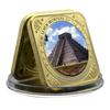 New Square Commemorative Coins for the Seven Wonders of the World, World Cultural Tourism Badges, Commemorative Medals
