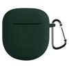 For Bose QuietComfort Earbuds II Silicone Case Wireless Earphone Anti-Scratch Protective Cover with Carabiner