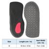 PU Feet Insoles Comfortable Shock Absorbing Arch Supports Inserts for Running Sports Gray