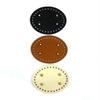 1Pc/Lot Colorful Long Pu Leather Bag Bottom Hand-Woven Bag Rivets Baseplate For Diy Handbag Cushion Pad Base Accessories